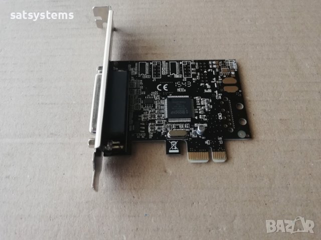Roline PCI-Express Adapter Card, 1x Parallel ECP/EPP Port, снимка 5 - Други - 38285591
