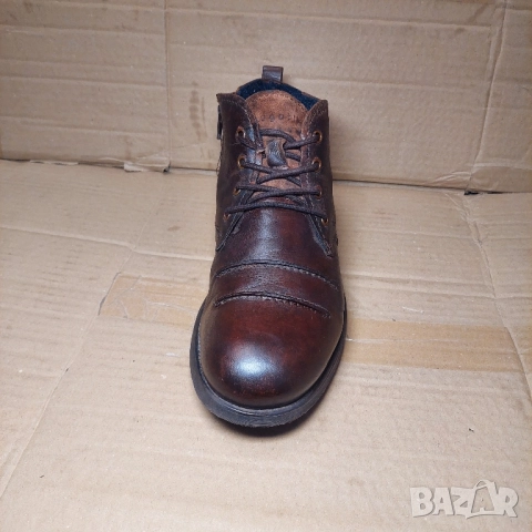 кожени боти./обувки Bugatti . номер 43, снимка 8 - Мъжки боти - 52657104