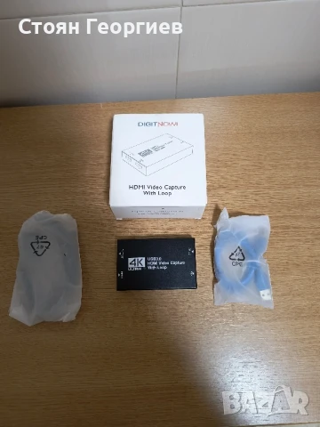 4K видео карта с изход за електричество, HDMI USB 3.0 устройство за видеозаснемане, снимка 1