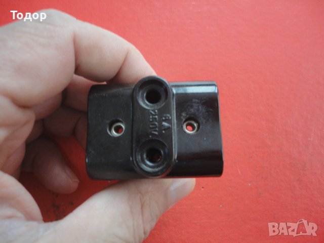 Немски бакелитов разклонител щепсел 3 Райх 1, снимка 4 - Антикварни и старинни предмети - 43526564