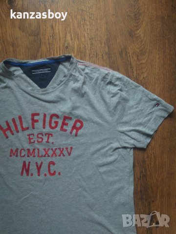 tommy hilfiger - страхотна мъжка тениска, снимка 3 - Тениски - 36806014