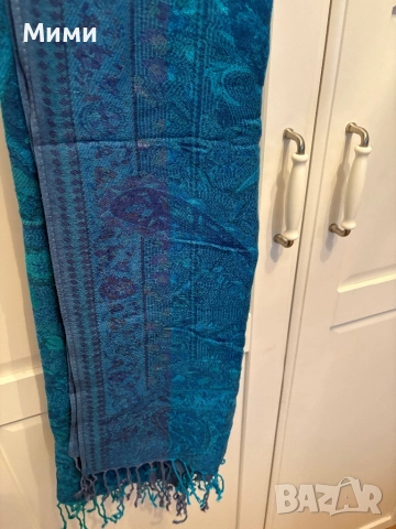 Кашмирен шал, снимка 4 - Шалове - 52847949