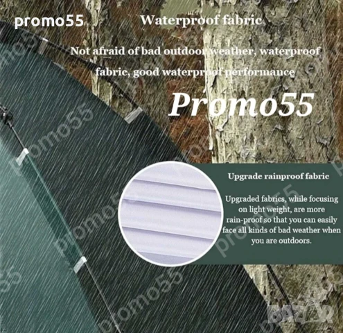 Автоматична палатка за къмпинг, палатка за 2-3 души 200х150х110см., снимка 7 - Палатки - 51390968