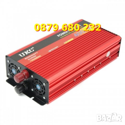МОЩЕН ИНВЕРТОР UKC 4000W 12V или 24V - 220V преобразува напрежението от акумулатора, снимка 2 - Аксесоари и консумативи - 37593848