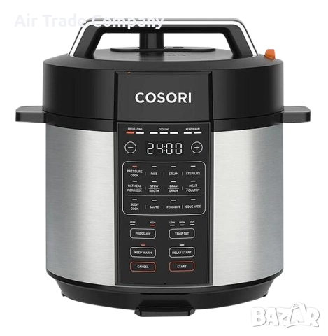 Мултикукър за готвене под налягане Cosori CMC-CO601-SEU, 5.7L, Черен