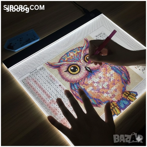Светеща подложка за диамантени гоблени    23506