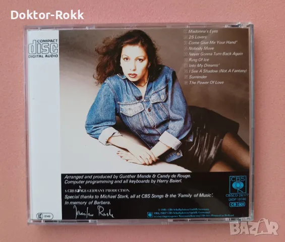 Jennifer Rush – Jennifer Rush 1984 CD, снимка 2 - CD дискове - 49338475
