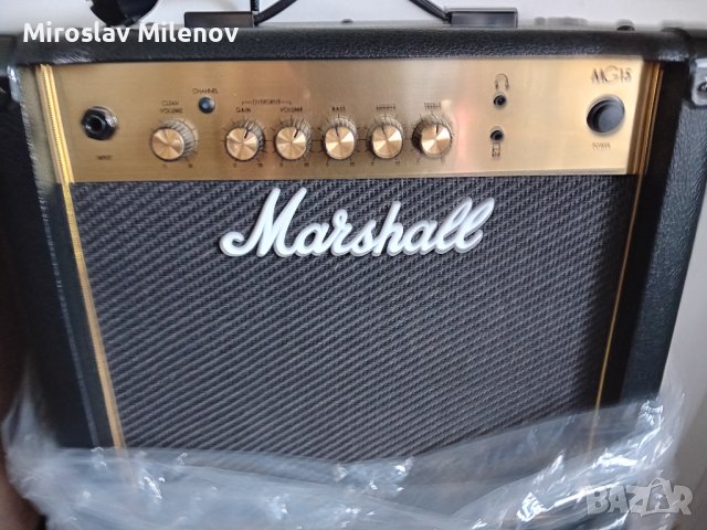 Усилвател MARSHALL MG15 GOLD, снимка 1 - Китари - 43207753