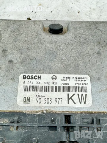 Компютър Двигател Бош за Опел Вектра Б, ECU BOSCH 0 281 001 632, GM 90 508 977 KW, Opel Vectra 2.0D , снимка 2 - Части - 47983609