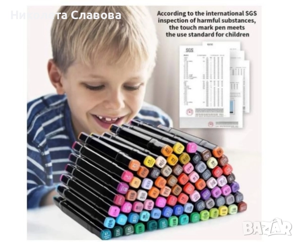 Комплект от маркери., снимка 4 - Други - 52497910
