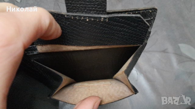 Стар кожен портфейл, снимка 5 - Портфейли, портмонета - 52589774