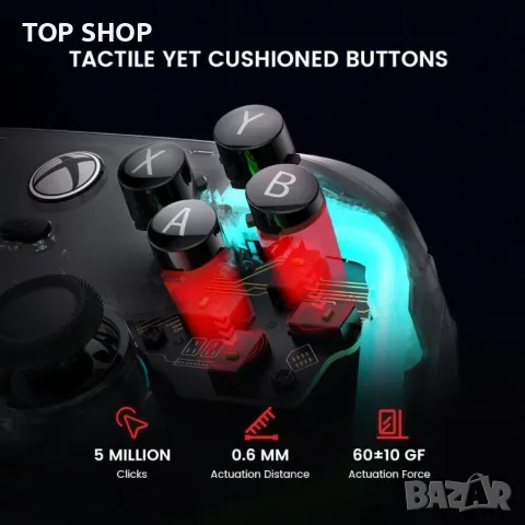 GameSir Kaleid кабелен контролер за Xbox Series X|S, Xbox One, Windows 10/11 и Steam, снимка 3 - Аксесоари - 49965455