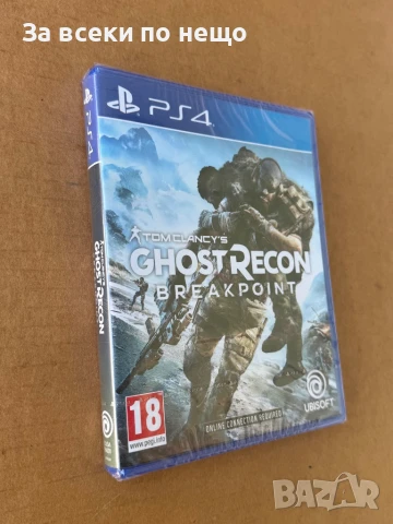 Чисто нова неразпечатана игра Tom Clancy's Ghost Recon Breakpoint за Playstation 4 , ps4 , снимка 2 - Игри за PlayStation - 51322055