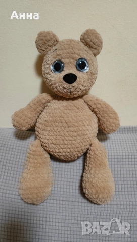 Плюшена играчка - Ръчно плетено мече