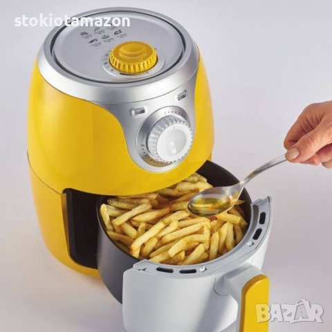 Фритюрник с горещ въздух AIRY FRYER MINI, 2 л., снимка 4 - Фритюрници - 38572850