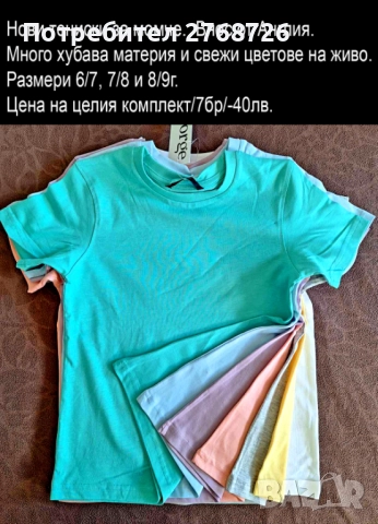 Нови тениски, внос от Англия, снимка 2 - Детски тениски и потници - 51839371