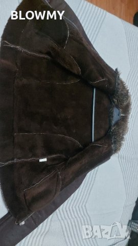 Зимно късо кожено яке XS/S размер, снимка 1 - Якета - 43453574