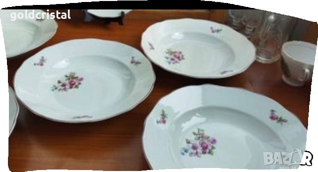 Стар български порцелан чинии , снимка 7 - Антикварни и старинни предмети - 36912250