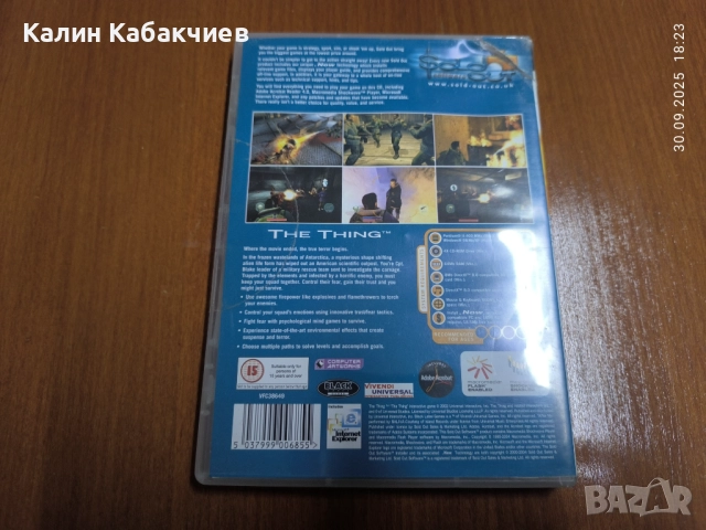 The Thing PC компютърна игра, снимка 2 - Игри за PC - 51894809