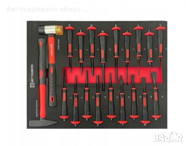 Шкаф с инструменти с 7 чекмеджета – 6 пълни ForceKraft - Huttenberg, снимка 6 - Други инструменти - 39943812