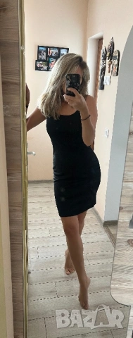 Къса черна рокля, снимка 3 - Рокли - 53581874