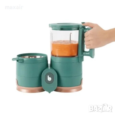 Babymoov Уред за готвене на пара Nutribaby Glass *** Безплатна доставка, снимка 7 - Прибори, съдове, шишета и биберони - 48803504