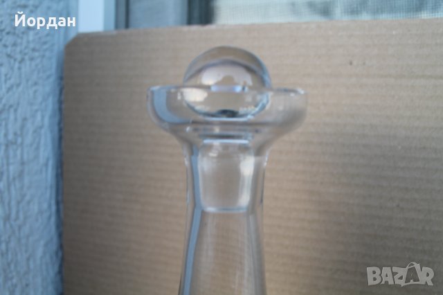 Немско кристално шише за алкохол, снимка 2 - Антикварни и старинни предмети - 43573477