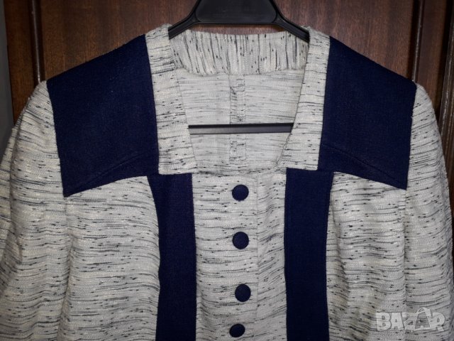 Дамски летен костюм от памучен шантунг, снимка 3 - Костюми - 29046255