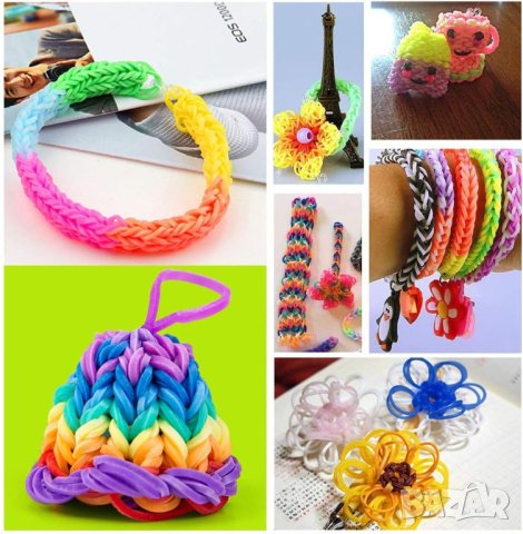 Детски комплект ластици за гривни B07T4XNL3D, снимка 2 - Образователни игри - 43389706