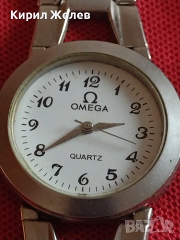 Марков дамски часовник OMEGA QUARTZ много красив стилен дизайн 41737, снимка 3 - Дамски - 43785992