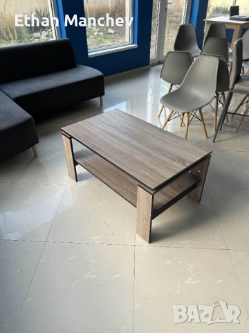 Ниска Дървена Кафе Маса, снимка 2 - Маси - 52786767