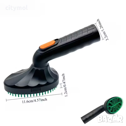 Четка за груминг за домашни любимци, за  прахосмукачка, снимка 2 - За кучета - 52562050