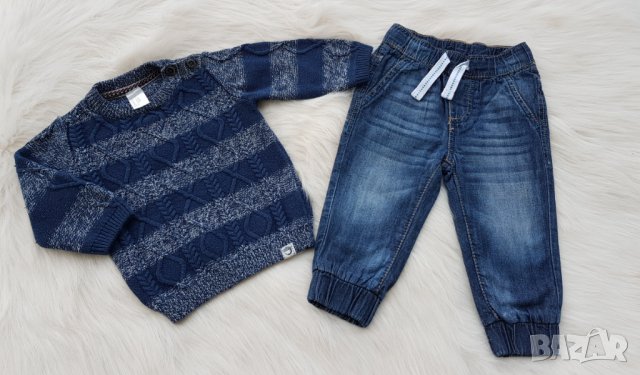 Детски пуловер H&M 6-9 месеца, снимка 8 - Бебешки блузки - 34677105