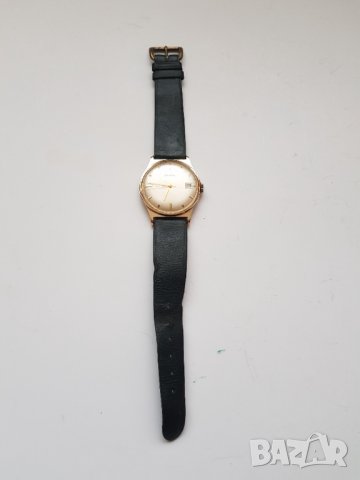 Мъжки позлатен механичен часовник ZENTRA, снимка 2 - Мъжки - 36956513