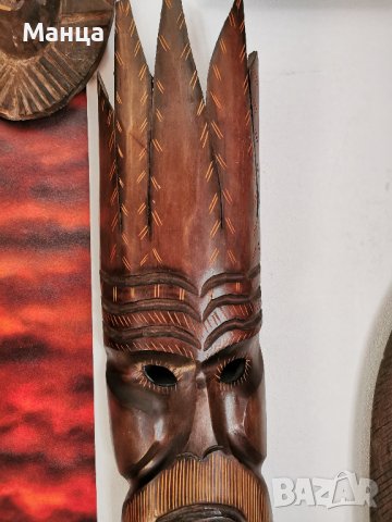 Африканска маска от Конго, снимка 3 - Антикварни и старинни предмети - 43350018