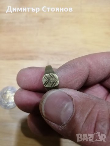 Стара мисюлманска пендарка и пръстен, снимка 3 - Нумизматика и бонистика - 13168379