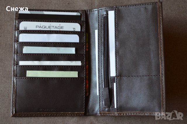 Paquetage Europe 32370 голям вертикален портфейл, снимка 4 - Портфейли, портмонета - 32595105