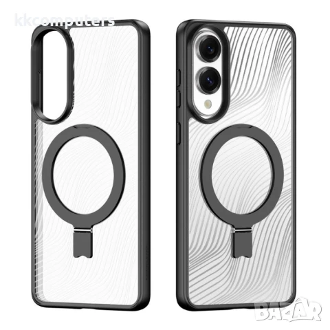 DUX DUCIS Aimo Калъф за Samsung Galaxy S25 Edge– TPU+PC, Черен, със Скрийн Протектор, снимка 2 - Калъфи, кейсове - 50617777