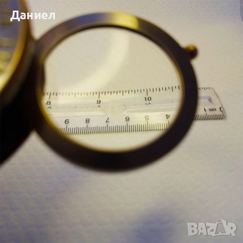 Компас бронзов със сгъваема лупа , снимка 2 - Подаръци за мъже - 51544892