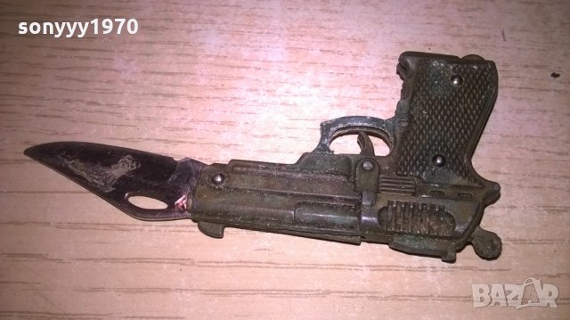 мини пищов/нож-6х4.5х1см без острието, снимка 3 - Колекции - 27535975