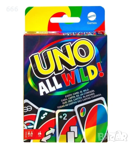 Настолна игра UNO All Wild - Семейна