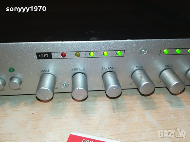 monacor sa-230 stereo amplifier-swiss 1105210920, снимка 3 - Ресийвъри, усилватели, смесителни пултове - 32833320