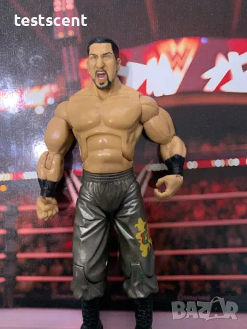 Екшън фигура WWE Дайвари Shawn Daivari Deluxe Aggression action figure играчка, снимка 8 - Колекции - 48829990