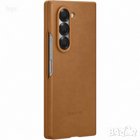 Защитно покритие Samsung Kindsuit (Leather) Case for Galaxy Fold6, Brown - 24 МЕСЕЦА ГАРАНЦИЯ, снимка 6 - Друга електроника - 52152849