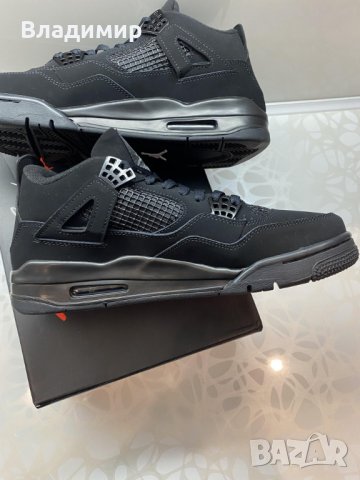 Jordan 4 Retro Black Cat Мъжки/Дамски Кецове 36-47EUR, снимка 6 - Кецове - 37444395