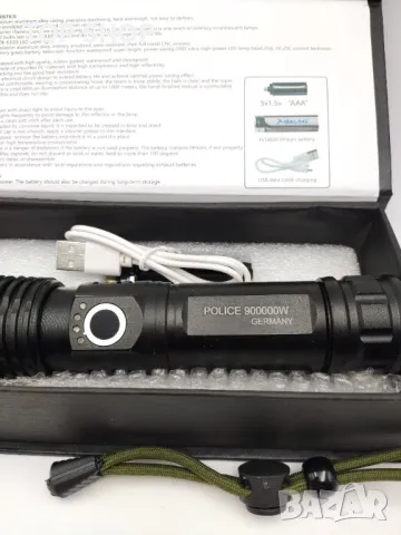 Много мощен презареждащ фенер LED, снимка 5 - Къмпинг осветление - 48839381