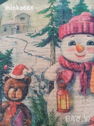 Вълнен коледен пуловер, снимка 3 - Блузи с дълъг ръкав и пуловери - 52545686