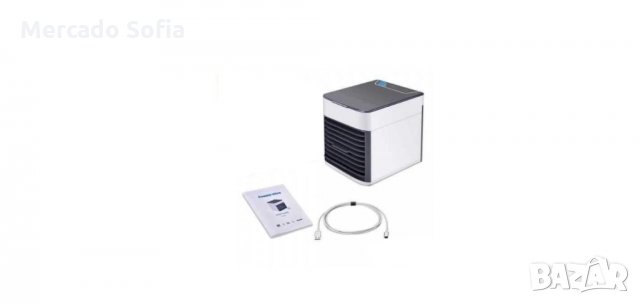Мини климатик, Персонален въздушен охладител, USB, 3 в 1, с Led диодно осветление, снимка 2 - Климатици - 32858660