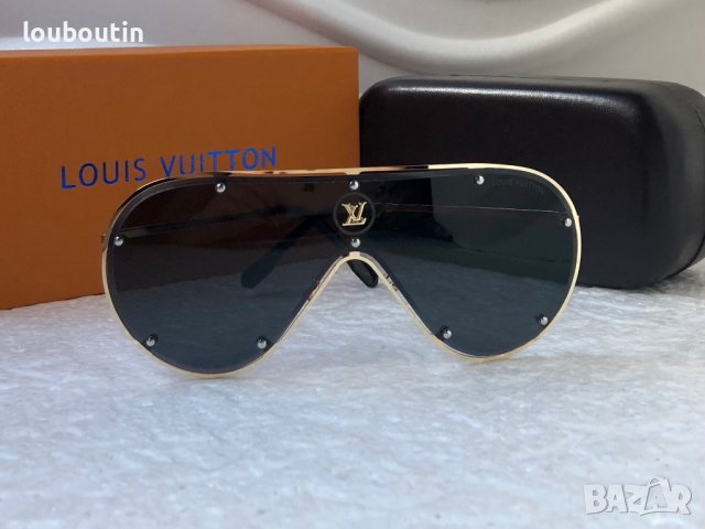 Louis Vuitton 2023 висок клас мъжки слънчеви очила маска, снимка 2 - Слънчеви и диоптрични очила - 39012278