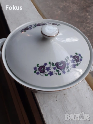 Супник български порцелан маркировка, снимка 2 - Антикварни и старинни предмети - 53394724